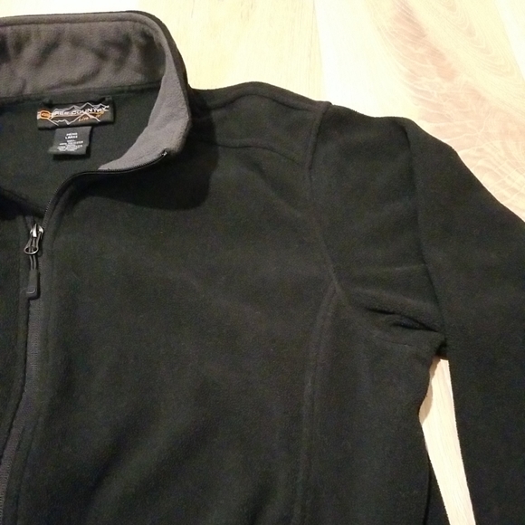 Free Country Large Black Zip Up Sweater - Picture 9 of 10